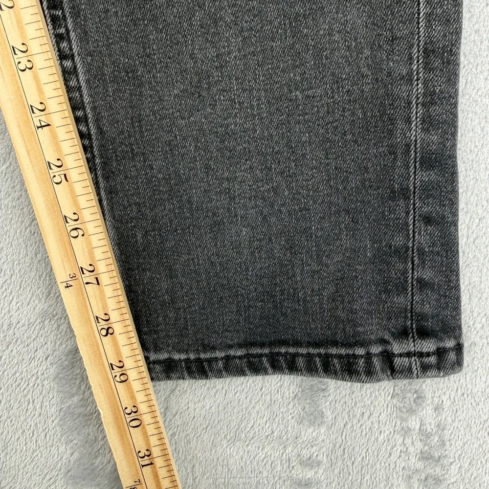 Everlane‎ Slim Straight Denim Jeans Faded Charcoal Black Women's Size 33x30